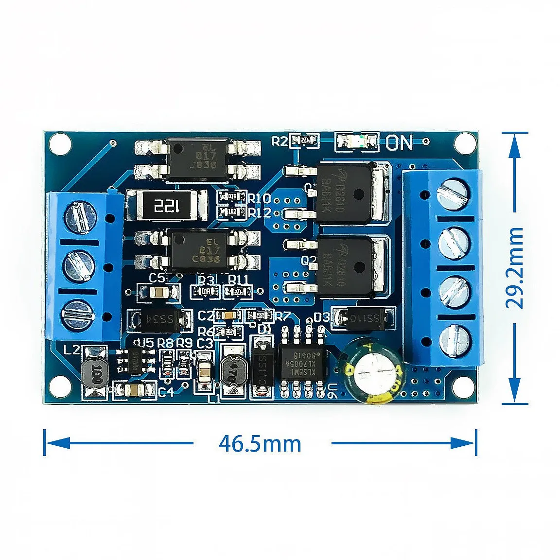 Shoppingappliances Dc 4V -60V High-Power Mos Fet Trigger Drive Switch Module Board Pwm Adjustable Controller Dual-Mos Module