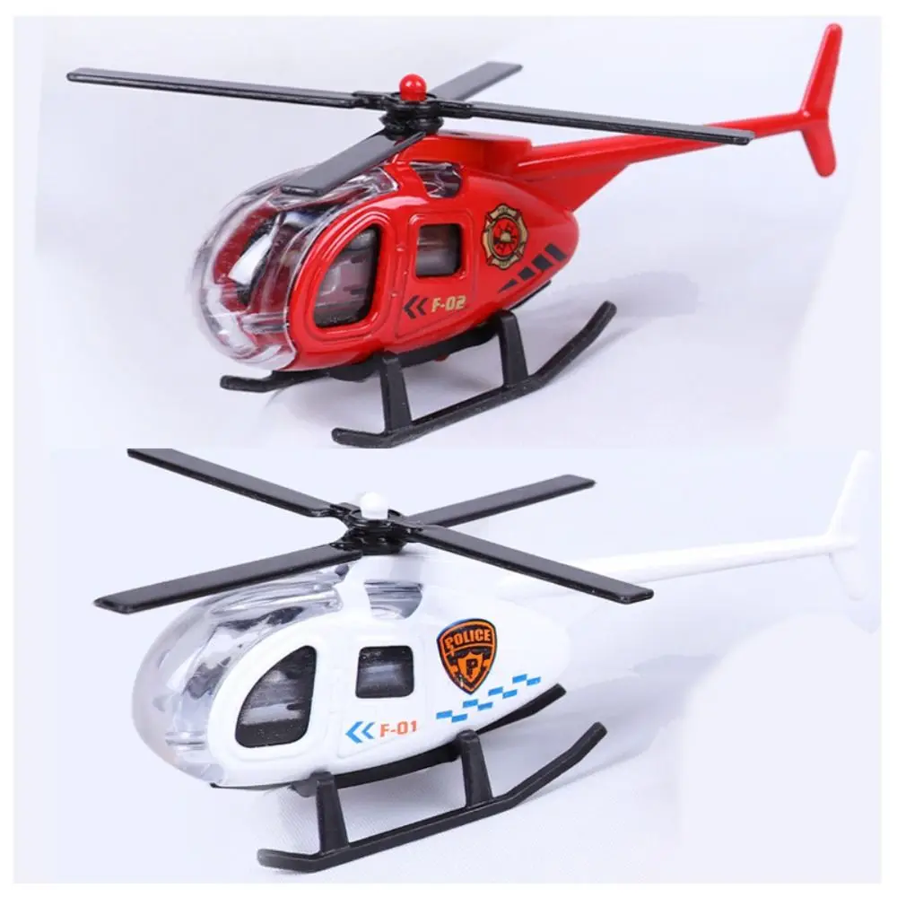 Photography Props Airplane Figurines Simulation Helicopter Diecast Helicopter Toy Alloy Airplane Model Helicopter Model Toys