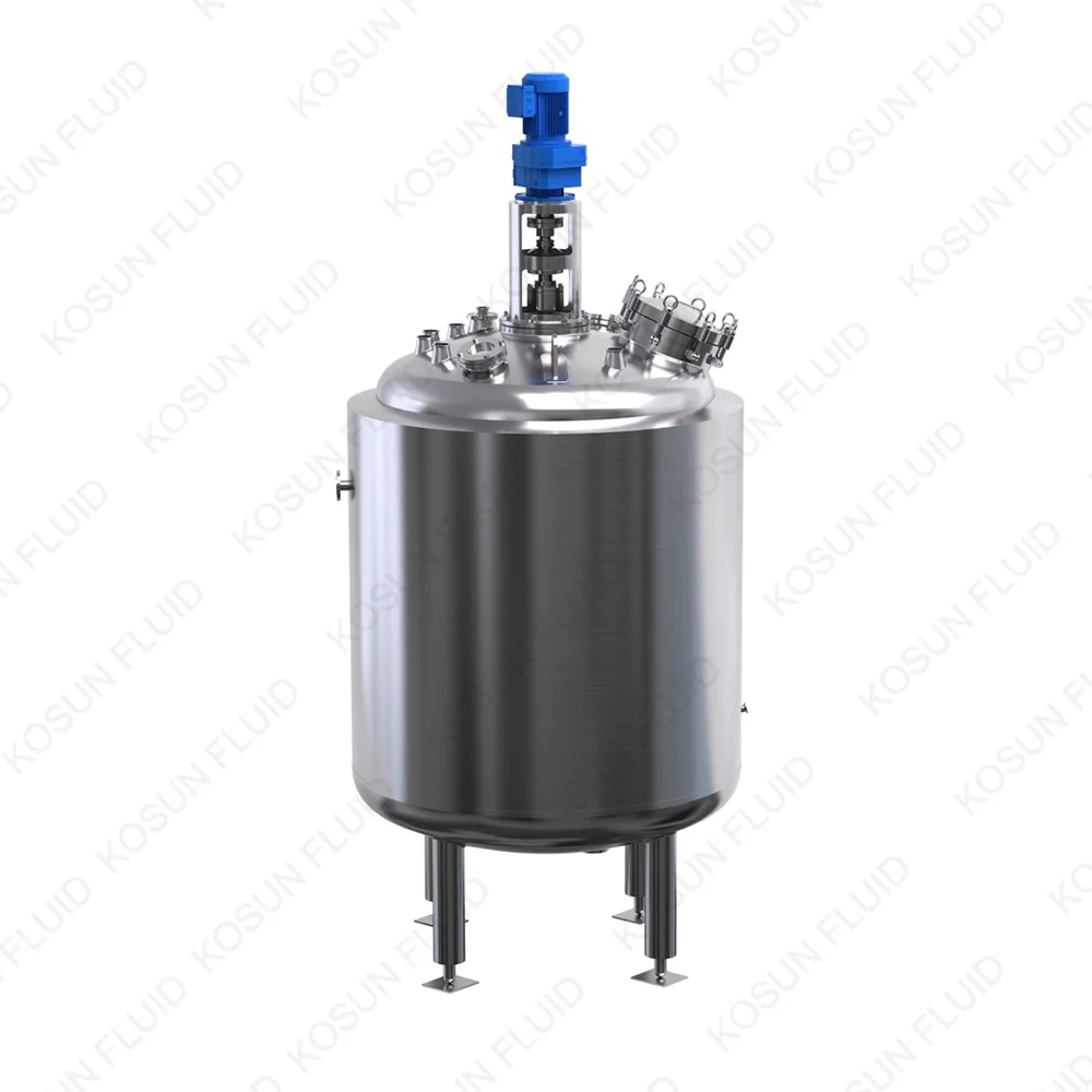 4000L Stainless Steel Steam Heating Mixing Tank For Chemical Food Cosmetic Processing