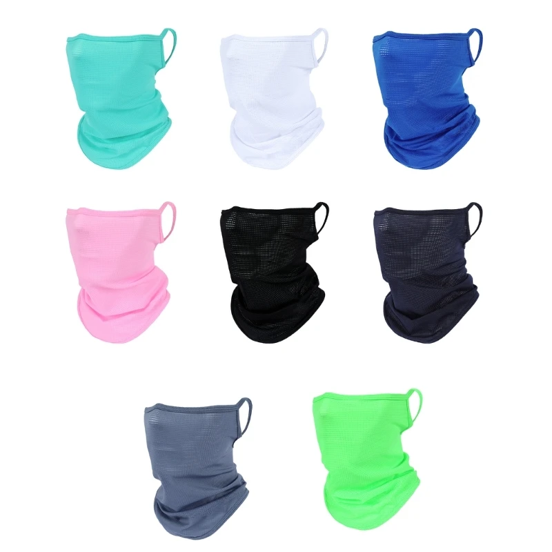 

Ice Silk Face Mask Bandana Cover Headband Cycling Motorcycles Face Mask Balaclava Bike Headwear Headwrap Neck Scarf Tube