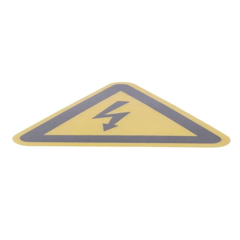 Предупреждение электрошока/наклейки высокого напряжения 3 размера для помещений/улицы Защита от УФ-лучей опасность электрический знак безопасности