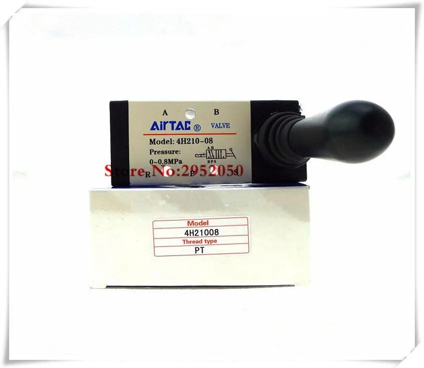 Free shipping Airtac 5 way Pneumatic Air Hand Lever Operated Valve 4H210-08 Port 1/4