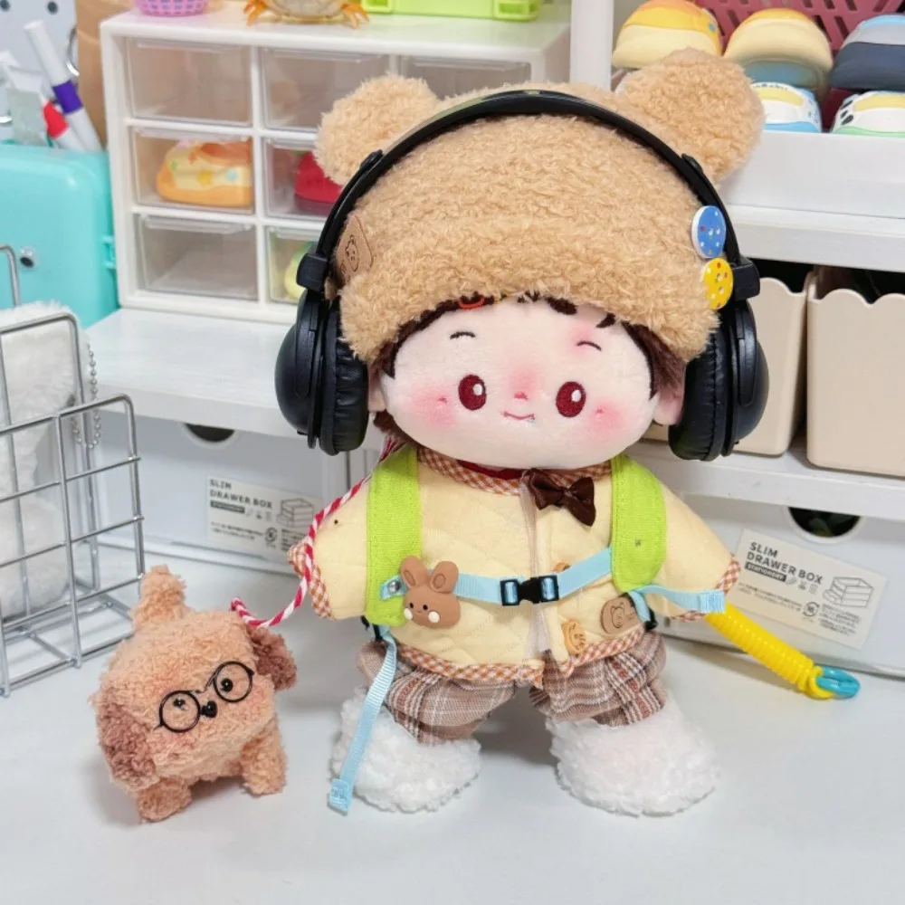 

1 set Bear Set 20cm Cotton Doll Clothes Dress Rabbit Cotton Doll's Clothes Outfit Cartoon Doll Clothes Doll Accessories