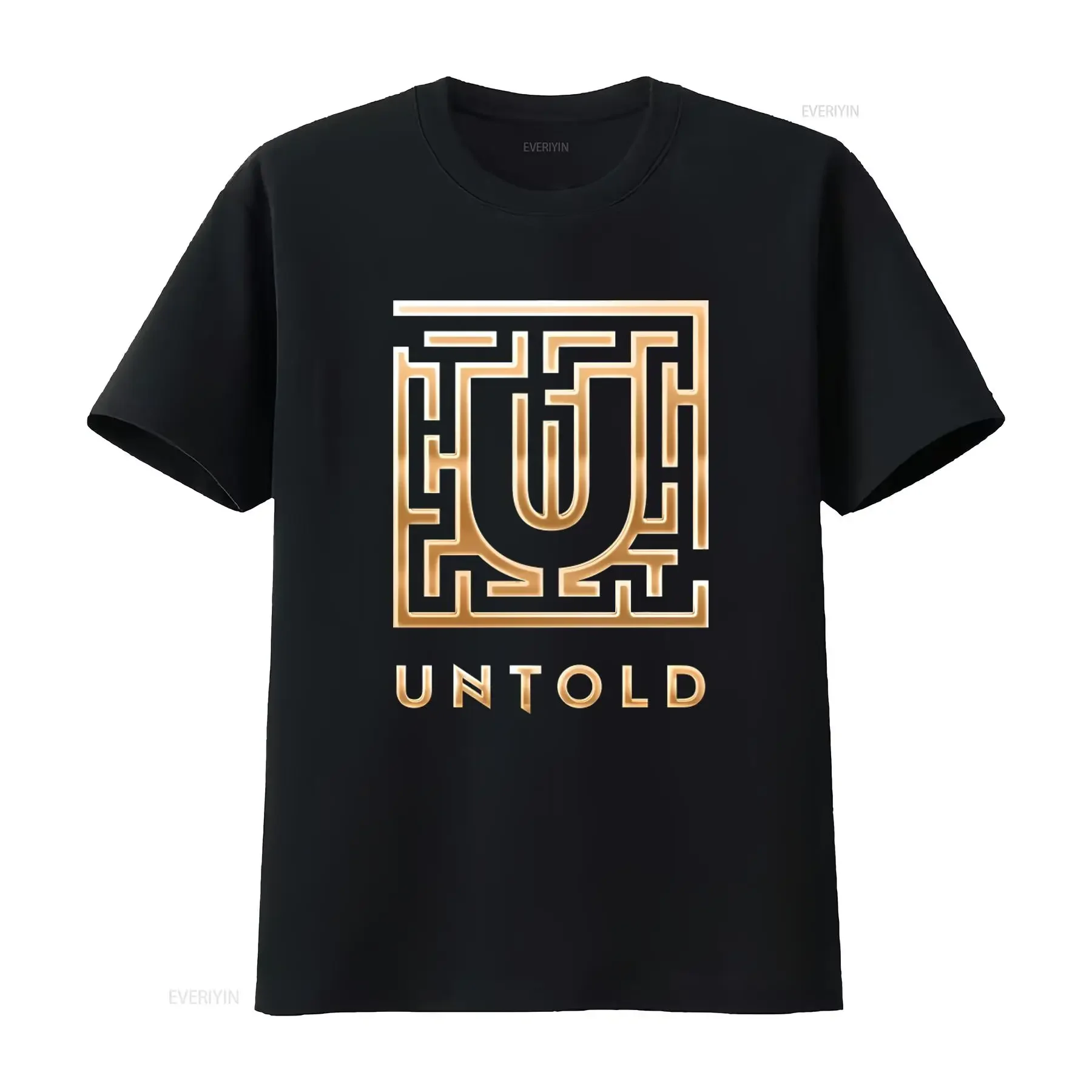 UNTOLD TECHNO FESTIVAL TRANCE ARMIN HARDWELL TIESTO T SHIRT TSHIRT MEN WOMEN TEE GOLD DESIGN vintage Washed Soft fashion