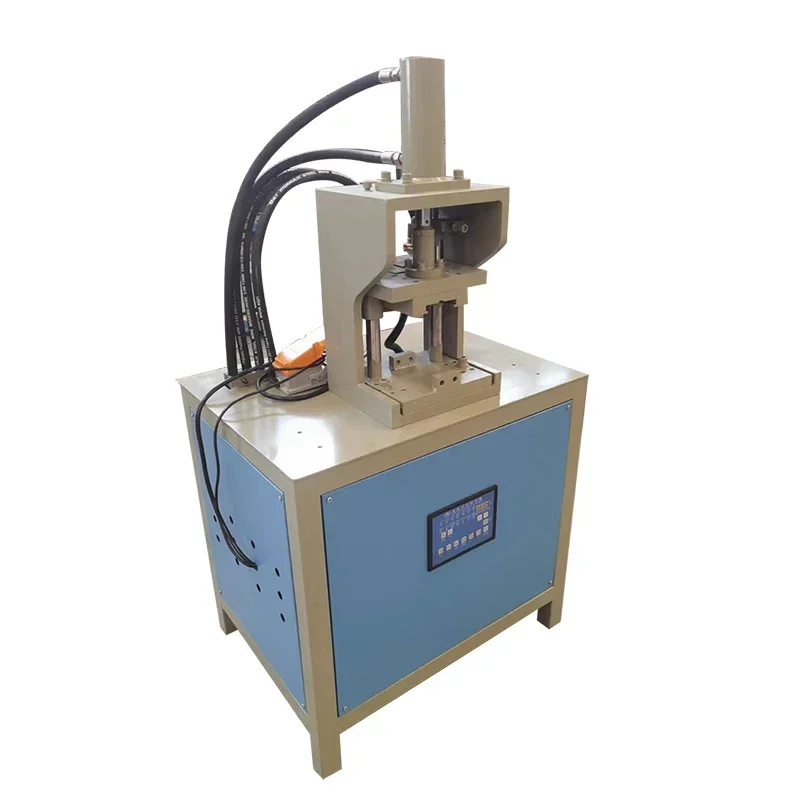 Hydraulic stainless steel pipe punching 45 degree folding 90 degree angle one-time forming machine round pipe folding machine