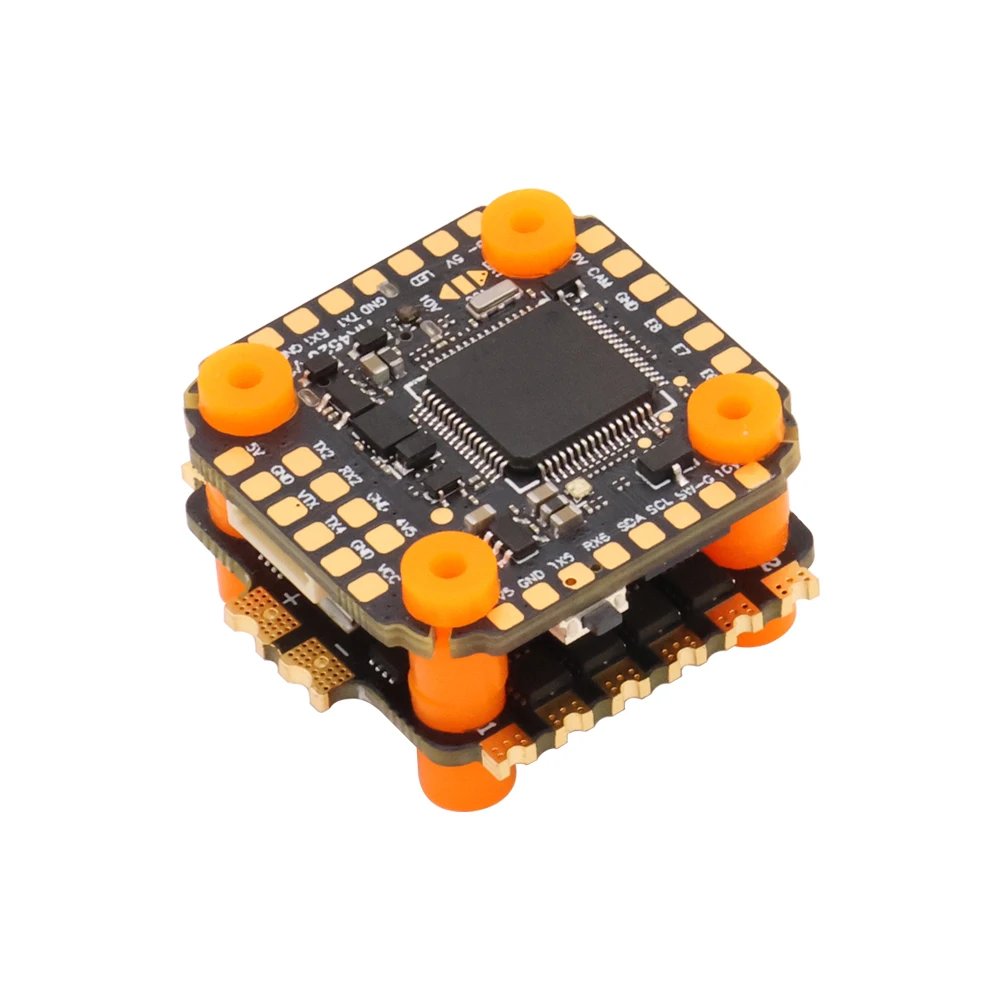 

BLHeli-S 35A 4in1 ESC & FC FPV Stack,20x20mm Hole,2-6S,Dual BEC,ICM-42688 Gyro Flight Controller,For RC FPV Racing Drones