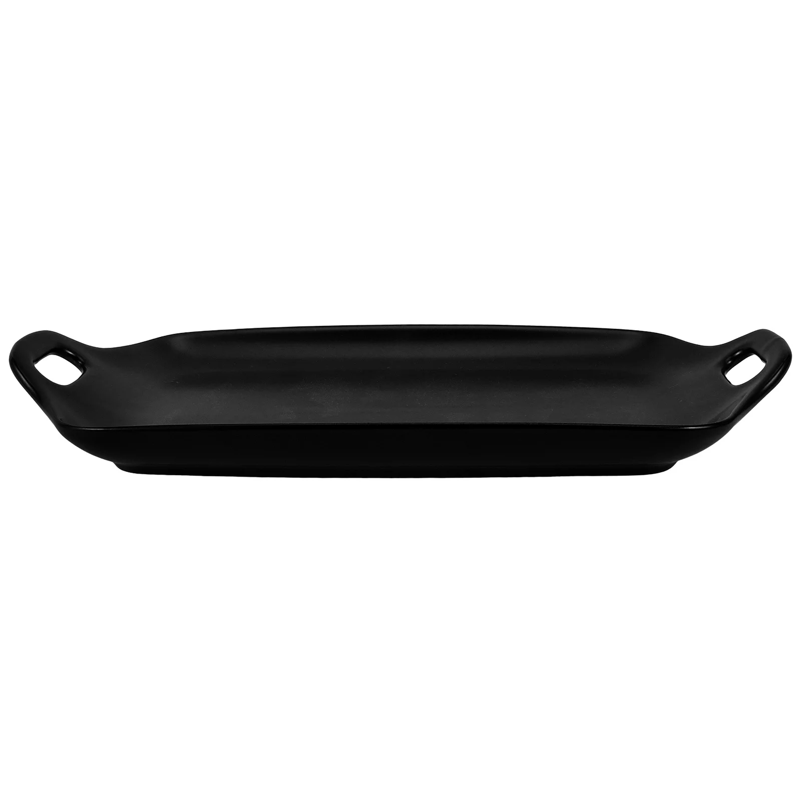 

Ceramic Baking Pan Double Handle Microwave Safe Heat Resistant Nonstick Cake Plate Oven Bakeware