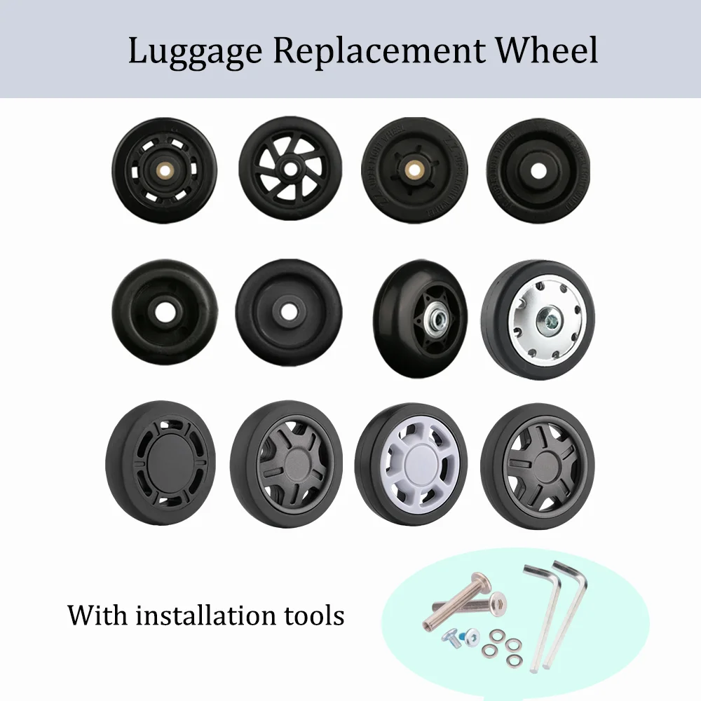 Trolley Case Wheels Accessories Aircraft Single Wheel Unicycle Universal Silent Casters Special Reinforced Repairing Pulley