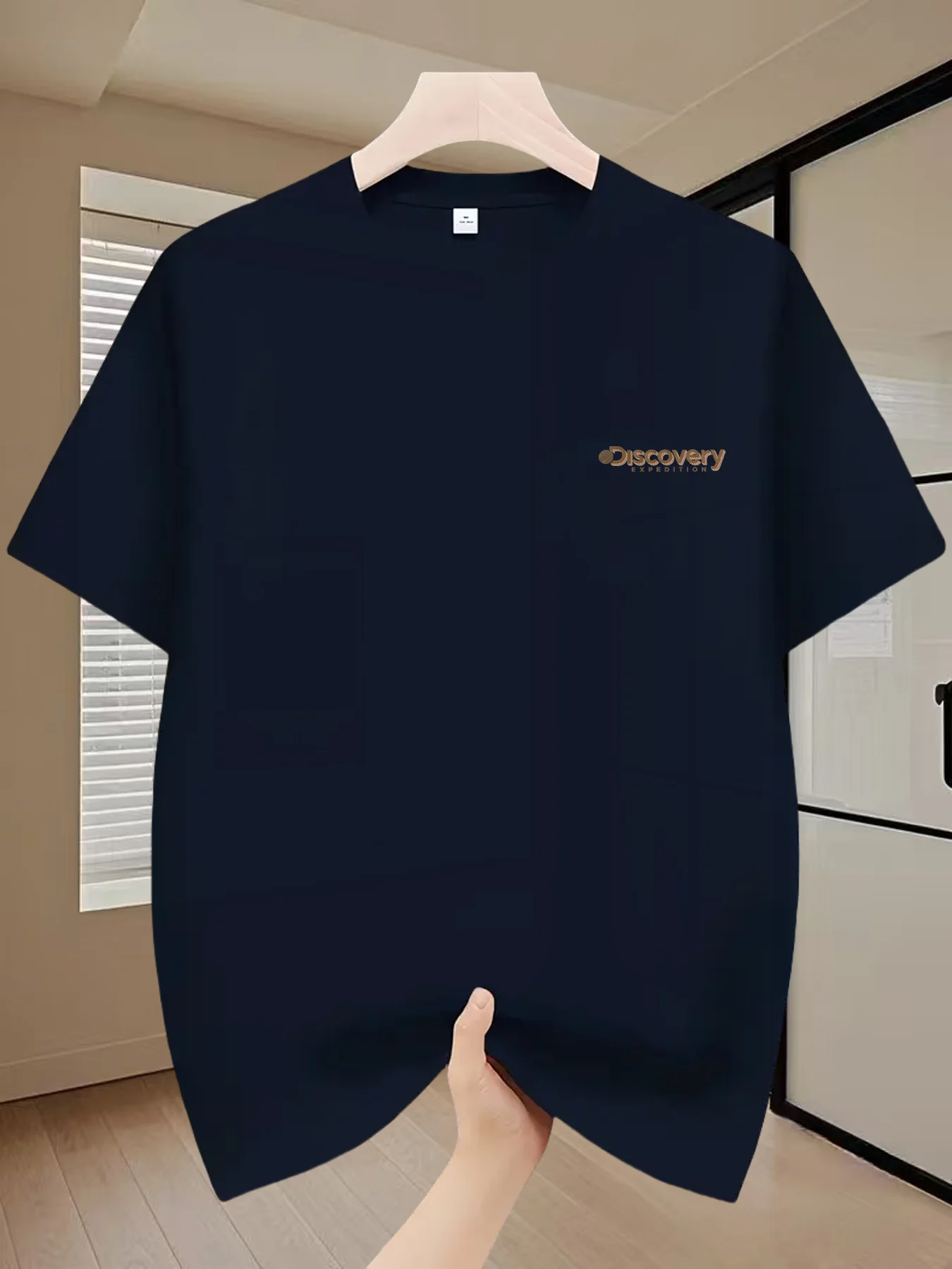 Summer men's t-shirt fashion slim short sleeve comfortable casual crew neck t-shirt top men's clothing