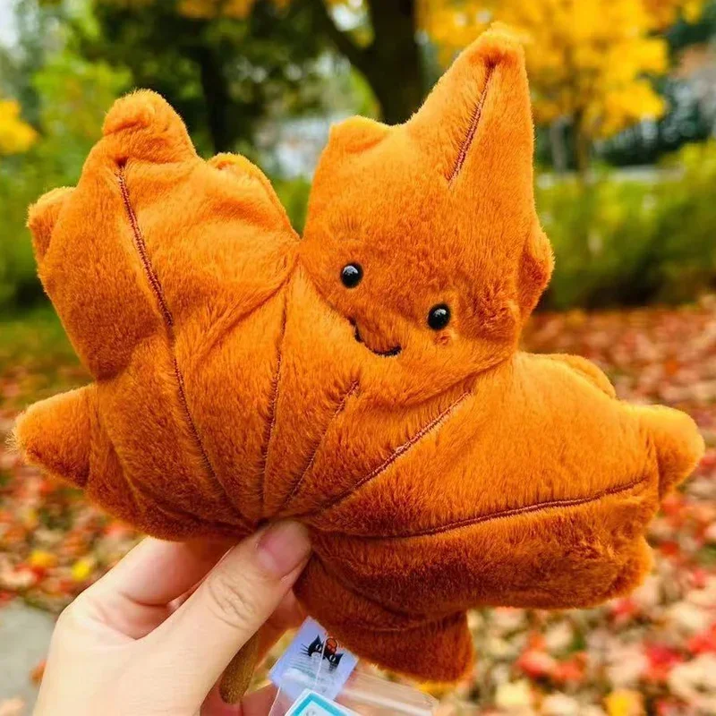 1PC Kawaii Anlage Spielzeug Kreative Plüsch Cartoon Maple Leaf Puppe Weiche Angefüllte Sofa Kissen Baby Begleiten Kissen Kinder geschenk Home Deco