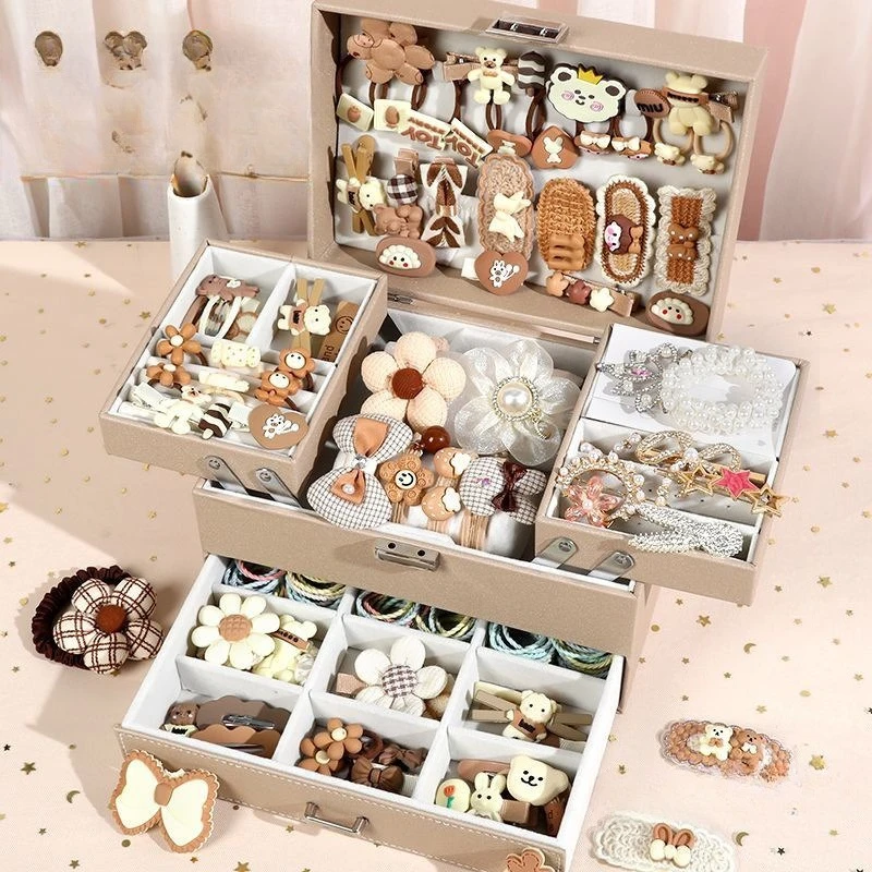 

Hair accessories a complete set, adult girl birthday jewelry