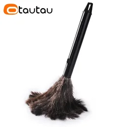 OTAUTAU Mini Folding Feather Duster Car Cleaner Portable Household House Cleaning Tools Convenient Storage Space Saving DZ006