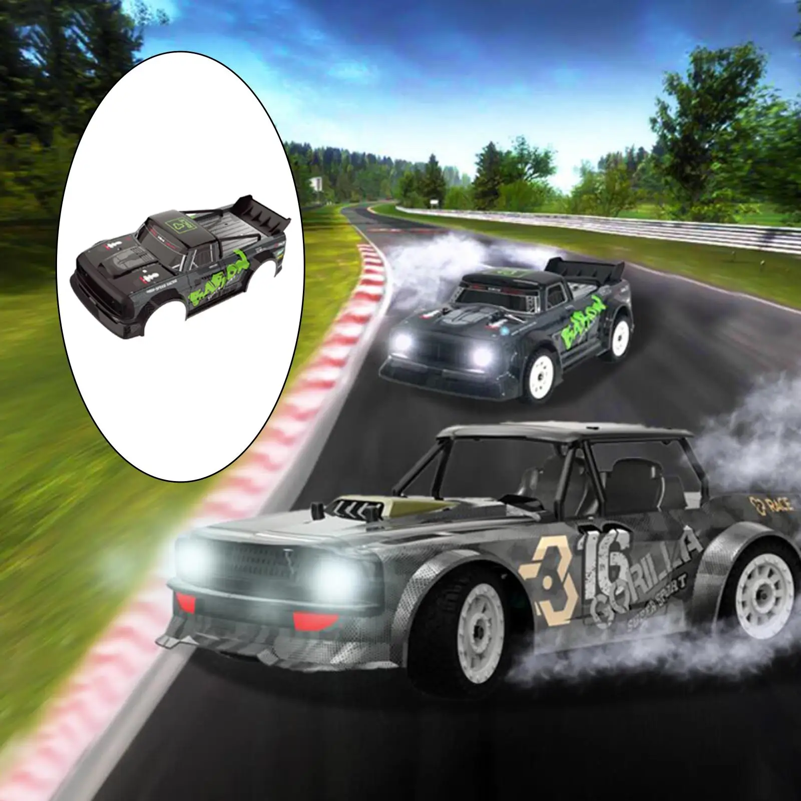 603 트럭 DIY 업그레이드 액세서리용 페인트 RC 바디 쉘 커버