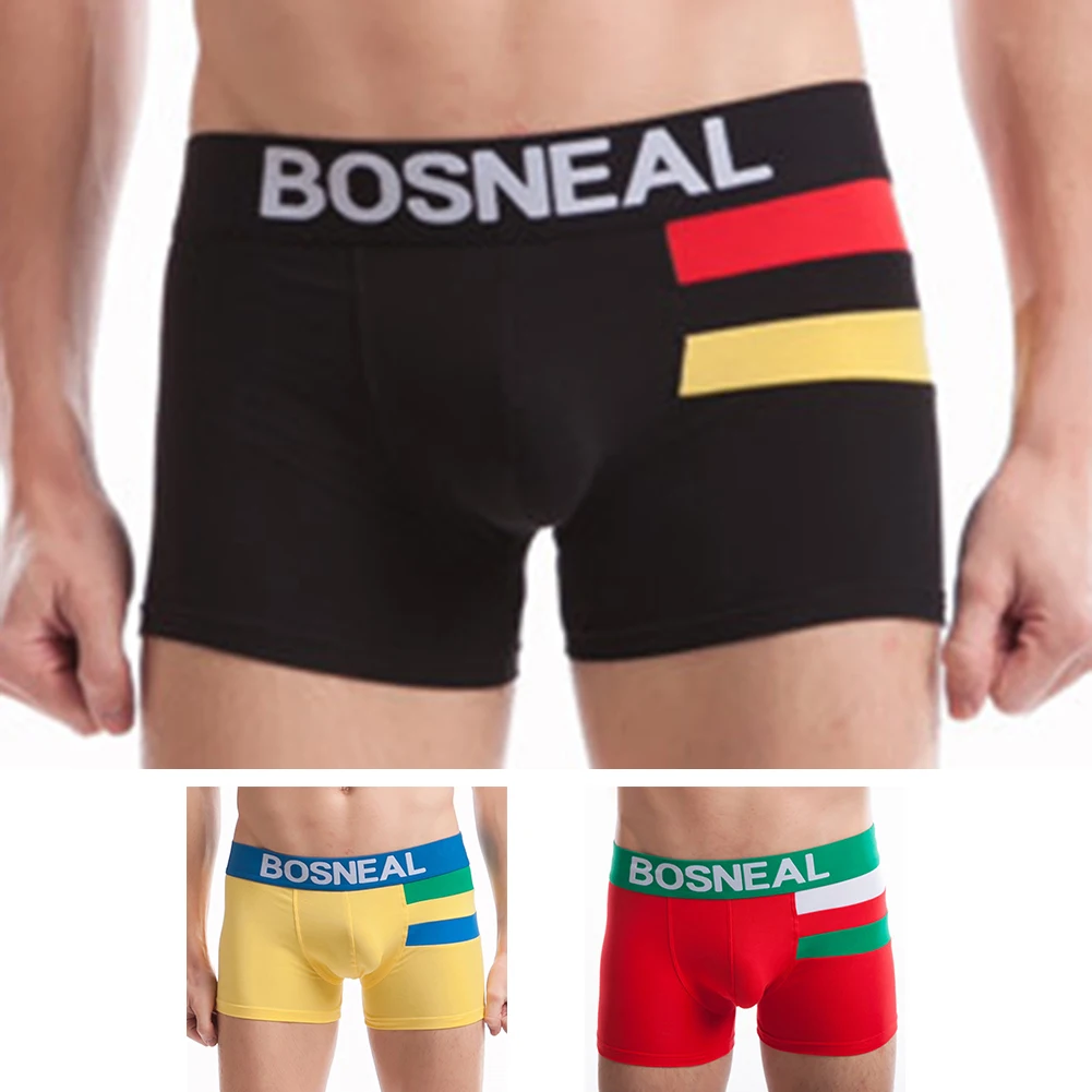 

Comfortable Boxers Breathable Boxers 5 Spandex 95 Cotton Brand New Condition Classic Theme Color Matching Pattern