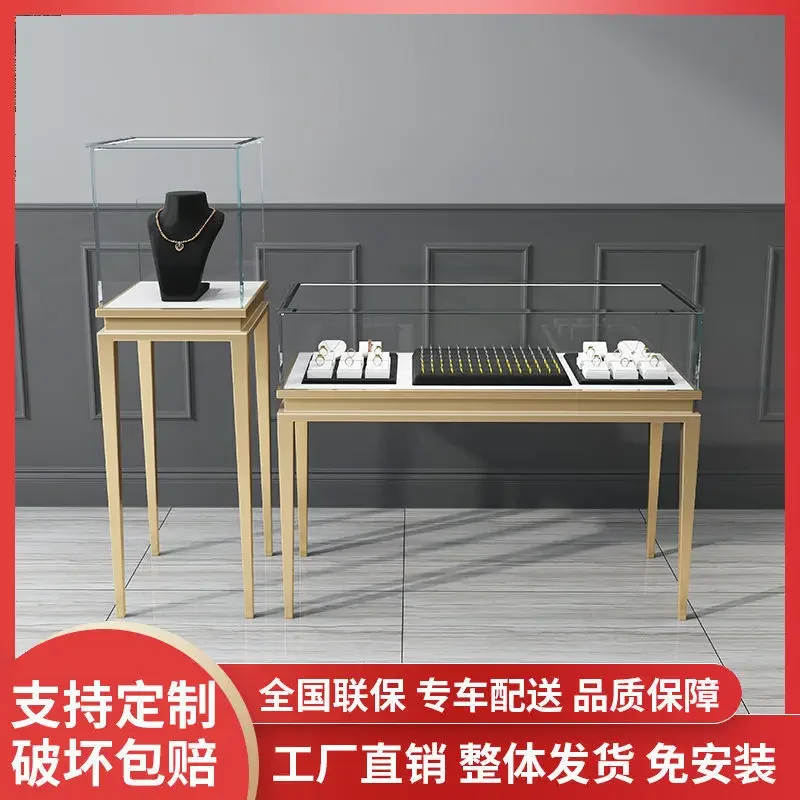 Jewelry cabinet display cabinet gold silver jewelry transparent glass watch cabinet Sapphire