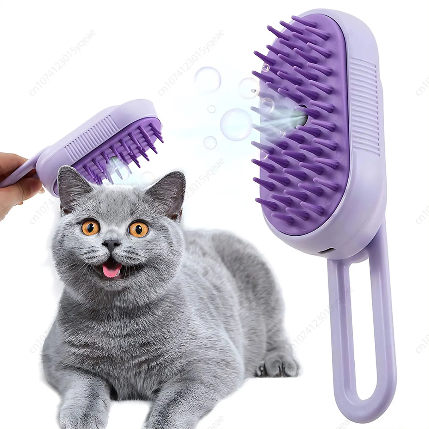 Cat Steam Brush Electric Spray Cat Hair Brush 3 in 1 Dog Steam Brush for Massage Pet Grooming  Pet Hair Remover  Pet Accessories