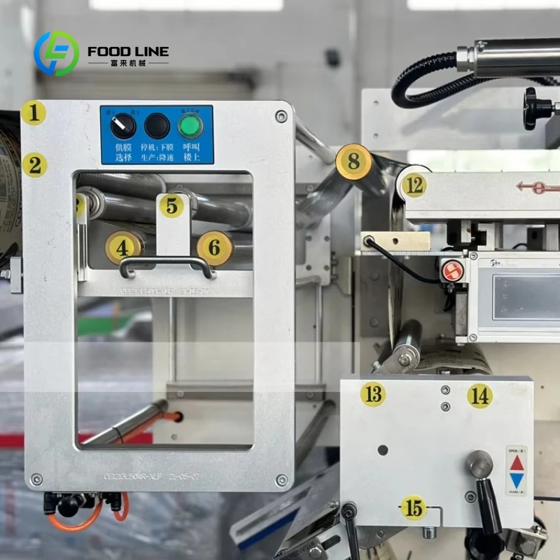 Maßgeschneiderte Instant-Nudel-Verpackungsmaschine mit Hochgeschwindigkeitsbeutel für die Großformat-Lebensmittelverarbeitung und Kartonverpackung