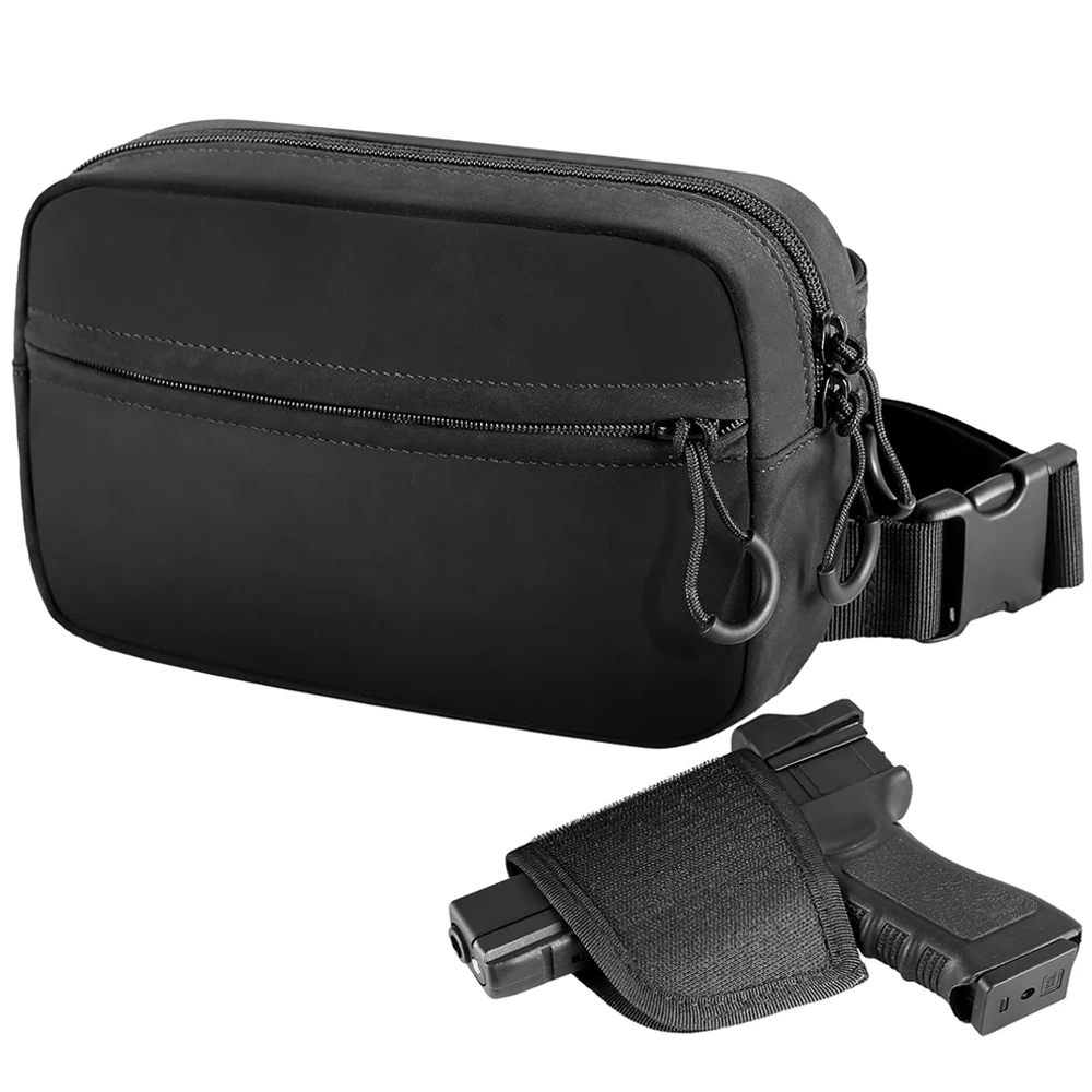 Tactical Pistol Gun Bag Cancealed Handgun Holster Pouch Shoulder Strap Bag Chest Pack Pistol Holder Case for Handgun