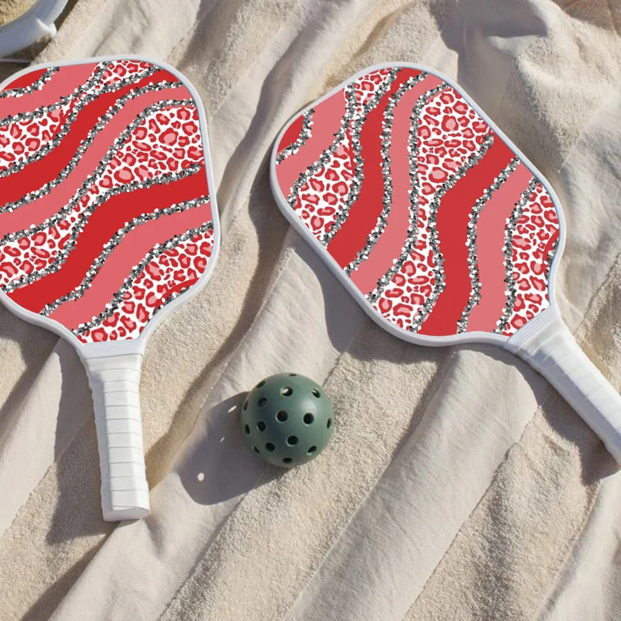 Lucky006 Thermoformed T700 Raw Carbon Fiber Pickleball Paddle Spin Textured Surface With Foam Edge Ergonomic Grip