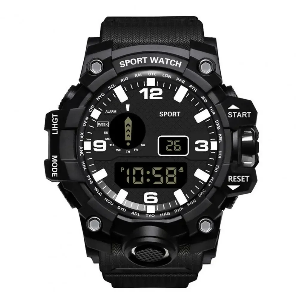 Men's LED Digital Watch Men Sport Watches Fitness Electronic Watch Multifunction Military Sports Watches Clock Kids Gifts