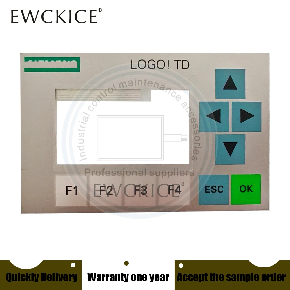 NEW 6ED1055-4MH00-0BA0 HMI 6ED1 055-4MH00-0BA0 PLC Membrane Switch keypad keyboard
