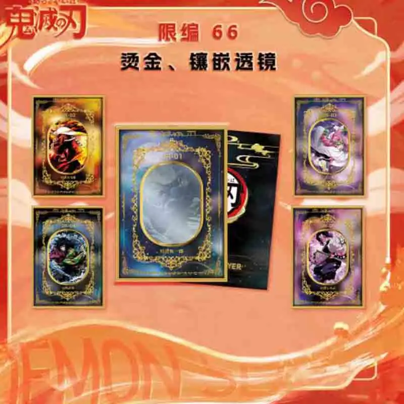 Demon Slayer Booster Box Case Purgatory Unlimited Cultural Creativity Rare Anime Collection Cards Board Game Toys Gifts