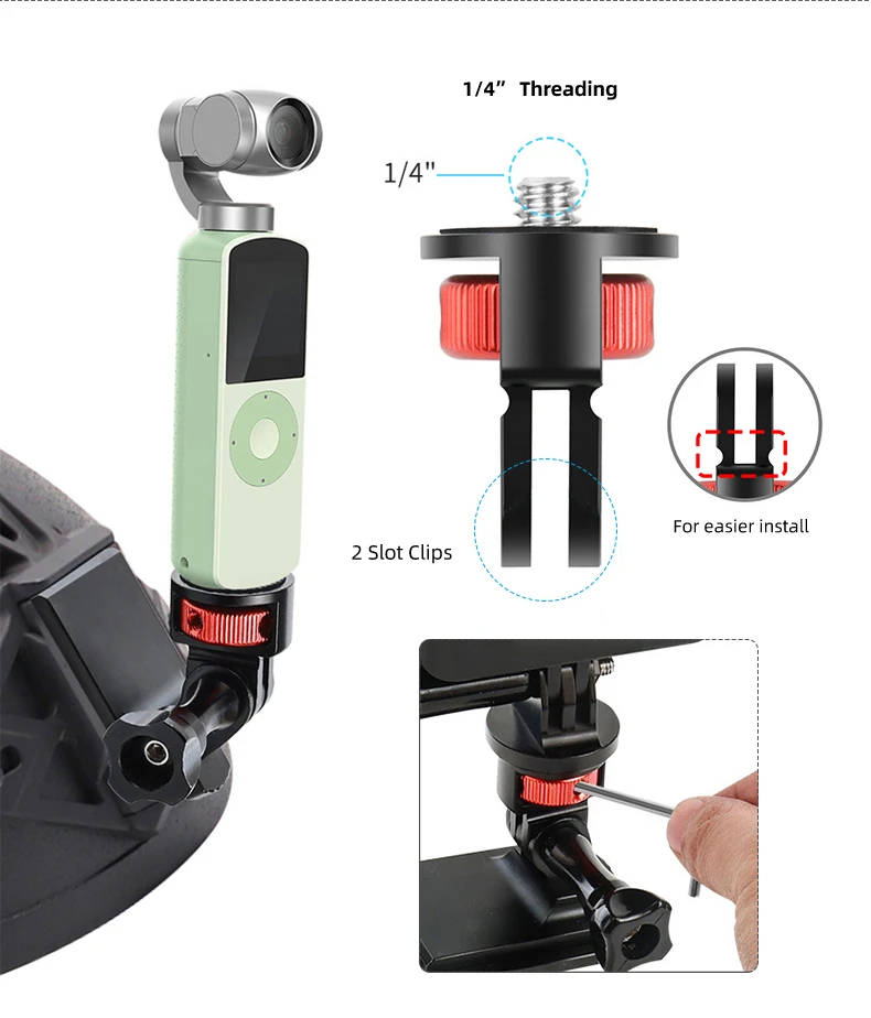 Front Licht Ständer Rack Fahrrad Gabel Halterung CNC-gefräste Kamera Halter Passt Gopro Schnittstelle Brompton MTB Faltrad Zubehör – Detail 16