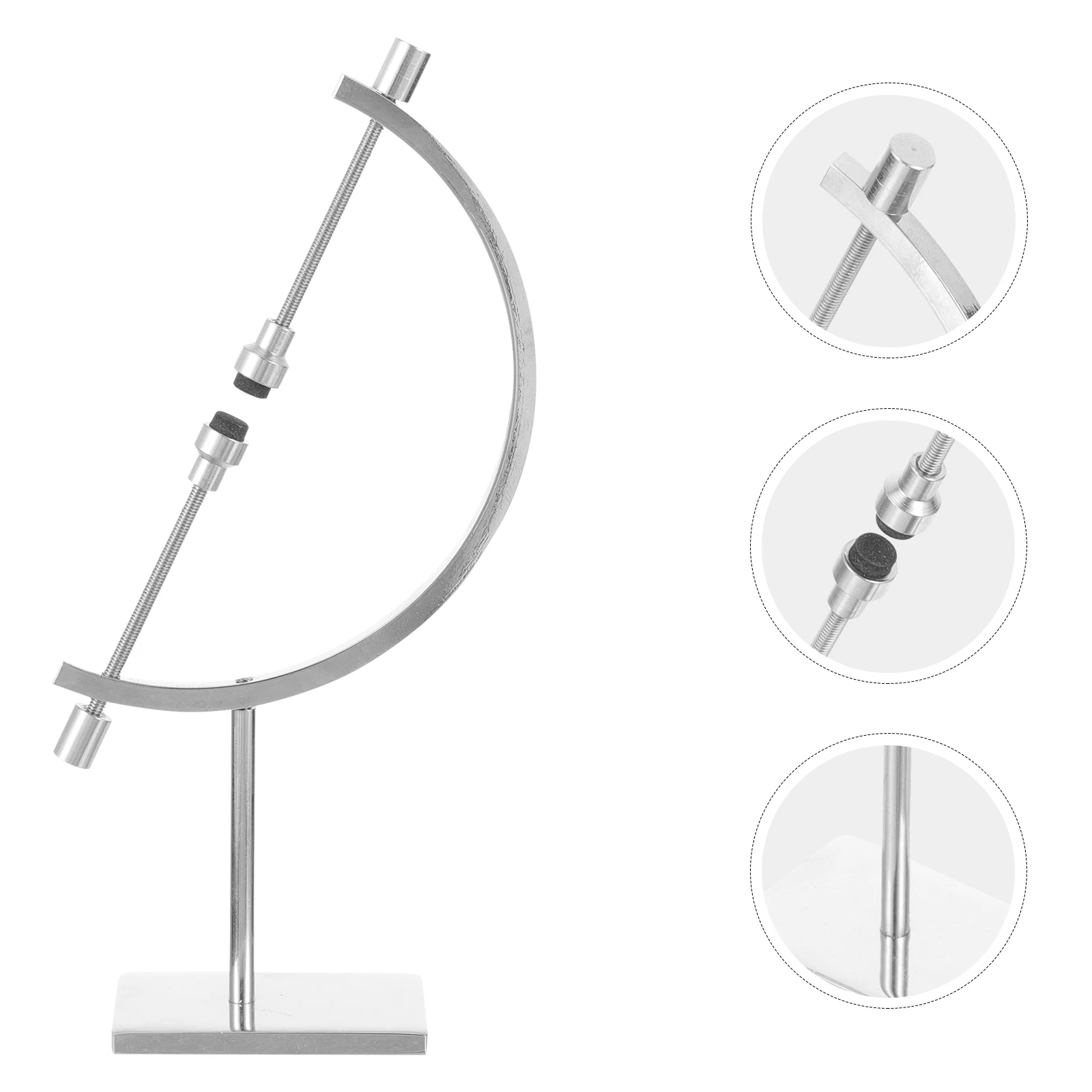 

Crystal Ball Stand Multi Sphere Silver Metal Display Adjustable Holder Globe Base Decorative Crystal Stands For Display Sphere