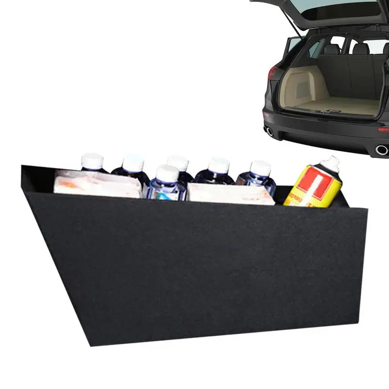 For BYD Atto 3 Trunk Storage Box For BYD Yuan Plus 2022 2023 Tail Box Partition Organizer Partition On Both Sides Storage Bag