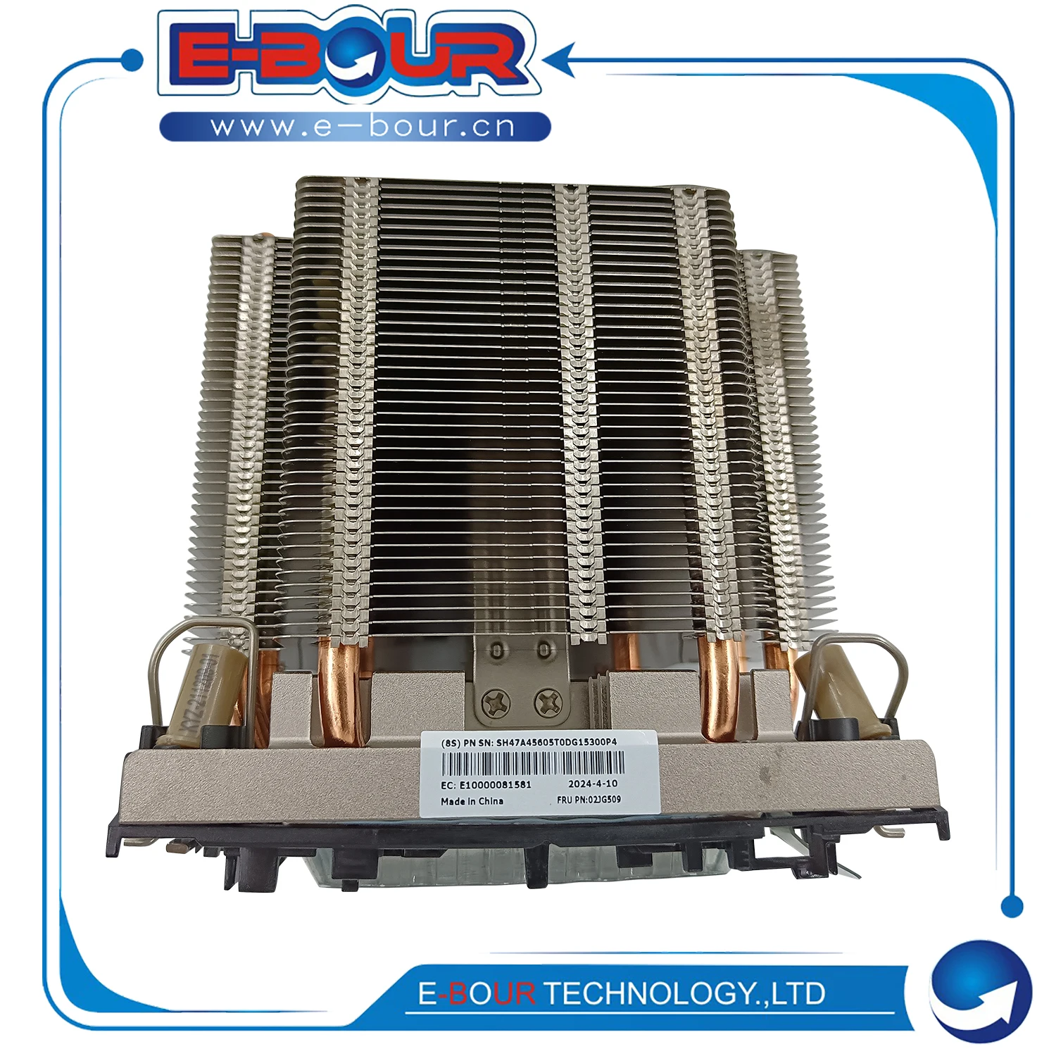 Radiator procesora serwera dla Thinksystem ST650 V2 02JG509 Radiator chłodzący procesor CPU Wspornik procesora Wysoka wydajność Geniune Nowy