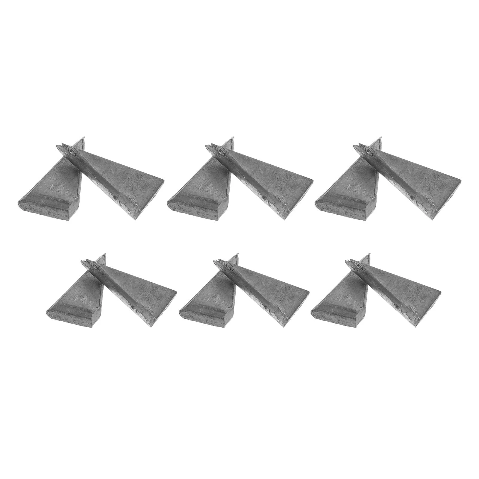 20 Pcs Triangular Hammer Wedge Replacement for Axe Repair Tool Taper Handle Splitting Iron Installation Supplies