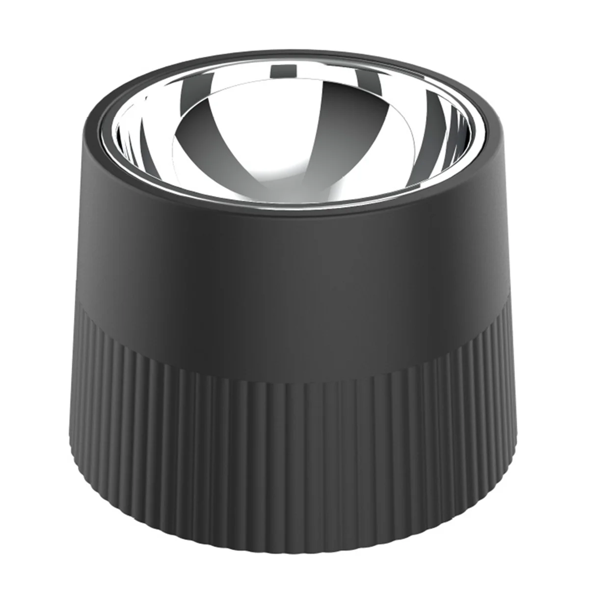 

T35C Elevated Dog Bowl, Raised Dog Feeder with Removable Stainless Steel Food and Water Bowl, Non-Skid Dog Dish Black