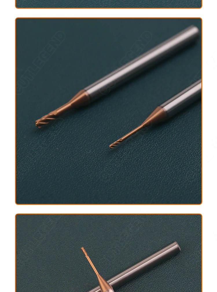 1mm 1,5mm 2mm 3mm R0.1/R0.2/R0.3/R0.5 Langhals-Eckradiusfräser CNC R-Rundkantenfräser aus Wolframkarbid für Stahl und Metall – Detail 8