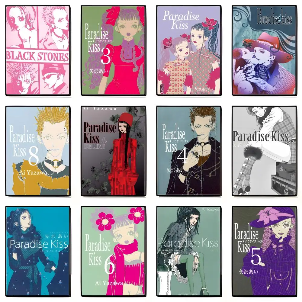 anime romantic P-Paradise Kiss Poster High-definition Art Sticker Self Adhesive Waterproof Home Decoration