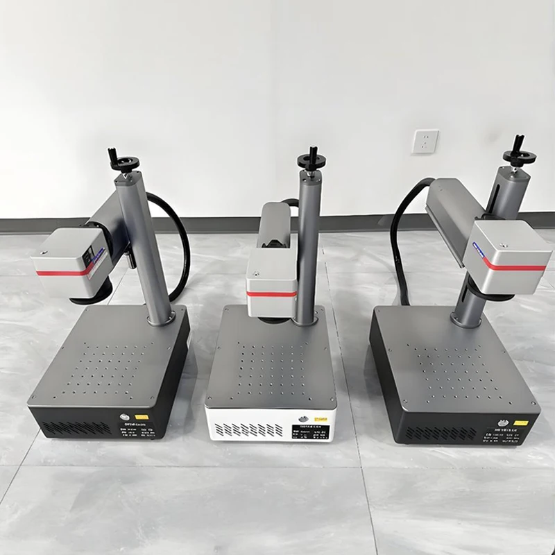 Light Weight 20W 30W Mini Portable Fiber Laser Marking Machine Laser Engraving Price for Metal Plastic Pen Gold Silver Jewelry