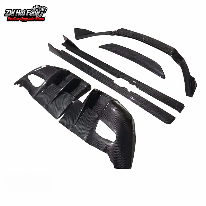 

Suitable for Ferrari 2013-2017 F12 Carbon Fiber Kit Front Lip Rear Lip Side Skirts Spoiler