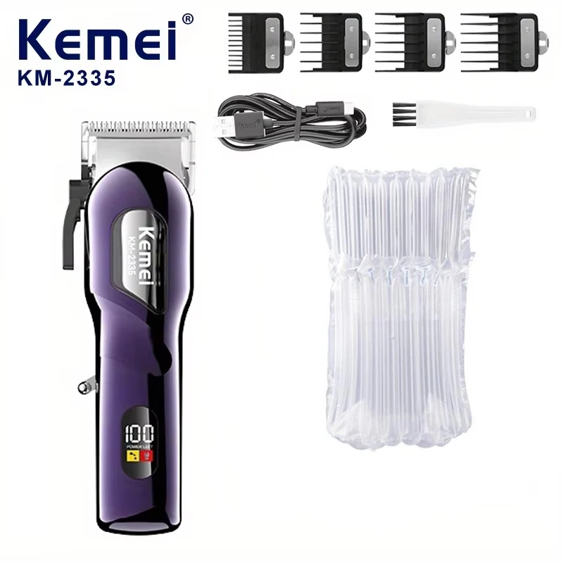 KEMEI km-2335 Usb Rechargeable Trimmer Electric Hair Clippers Professional Cordless Hair Clippers For Hair And Beauty