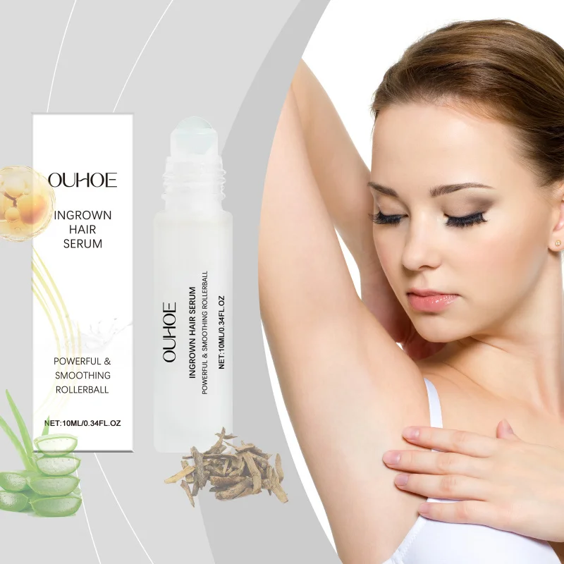 

Post Hair Removal Soothing Serum - Roll-On Ingrown Hair Treatment With Moisturizing Formula For Smooth Skin Care