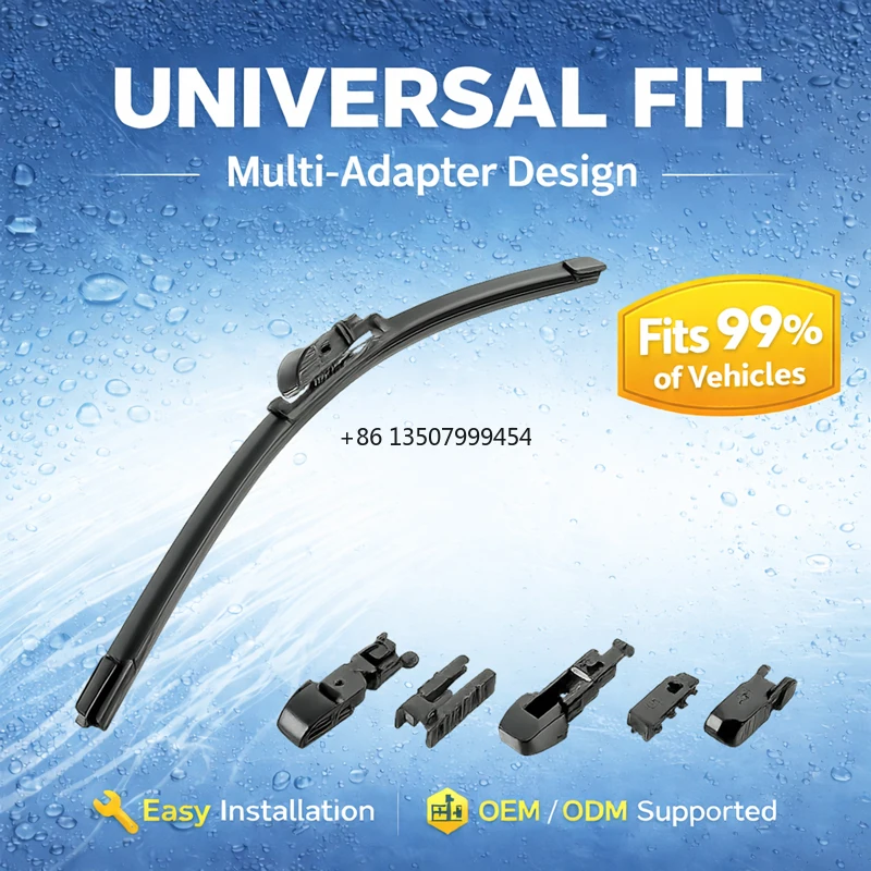 

Good Quality Vehicles Windshield Natural Rubber Rain Frameless Wiper Cars Front Windscreen