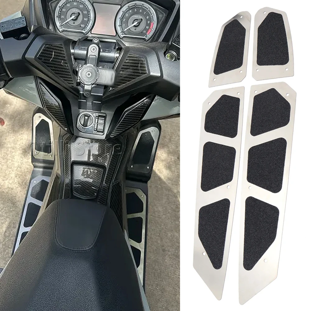 

Motorcycle Stainless Steel Front Rear Footerst Footboard Step Foot Pegs Pedal For Honda Forza350 Nss350 Forza125 Forza 125 350