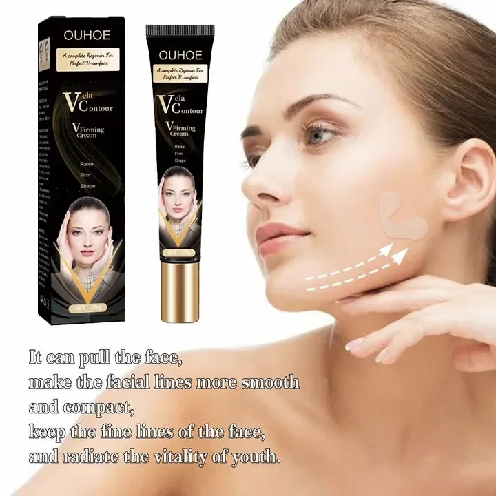 V-Shaped Face Cream Lift Firm Remove Double Chin To Create A Small V Face Anti-Aging Beauty Massage