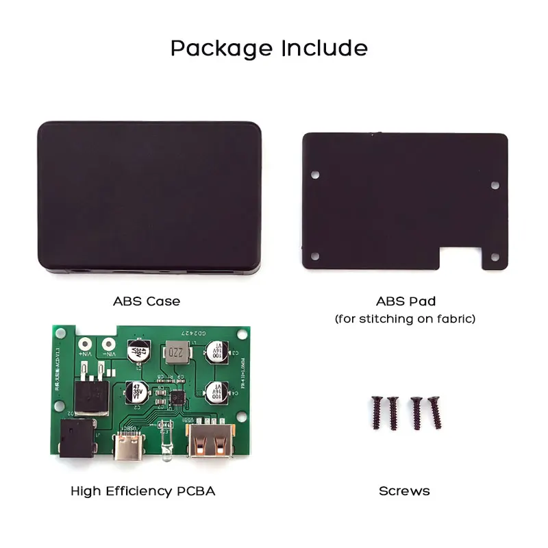 4-Pack Solar Controller Solar Panel Voltage Stabilizer Inverter Regulator Type-C/USB-C DC USB QC 2.0 3.0 PD 2.0 3.0 Quick Charge