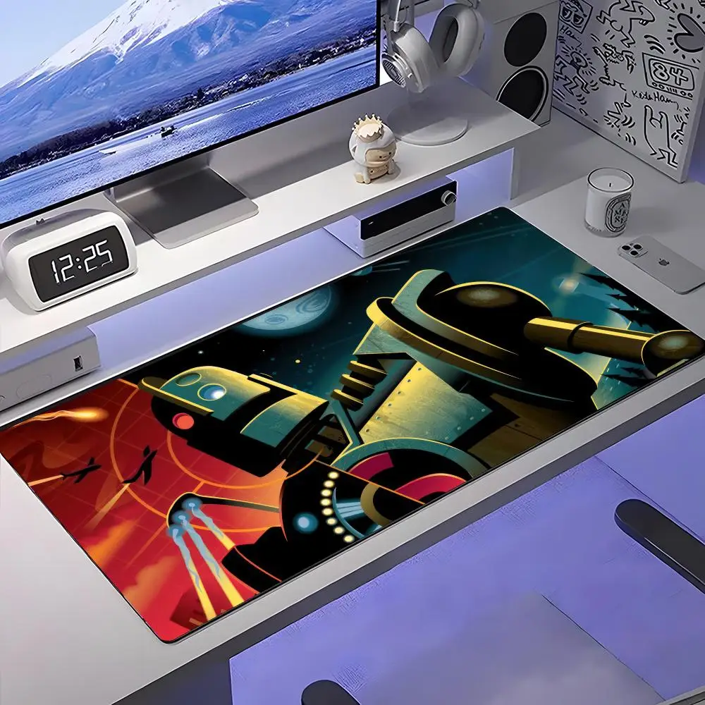 

Classic Movie Iron Giant Mouse Pad Large Anti-Slip Rubber Gaming MousePad Durable Desk Pad Thick Seam Edge Suitable For Office A