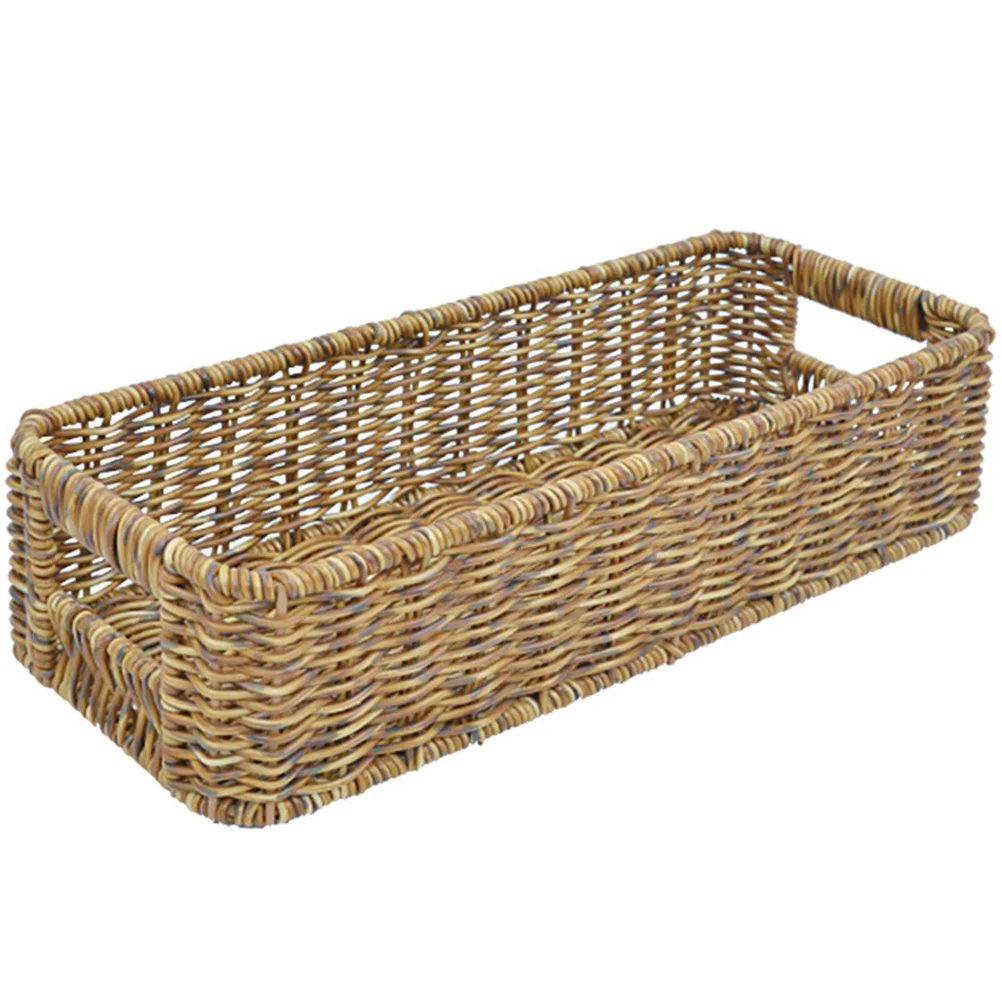 

Plastic Storage Basket Large Capacity Lightweight Organizer For Desktop Snack Sundries Home Supplies Bin