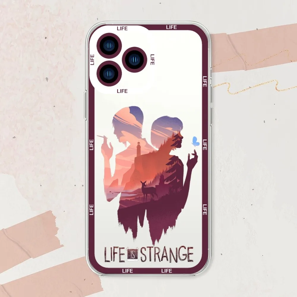 Game Life Is Strange Phone Case For Samsung  A52 A53 A70 A71 A72 A73 A80 A91 S Transparent Border Shell