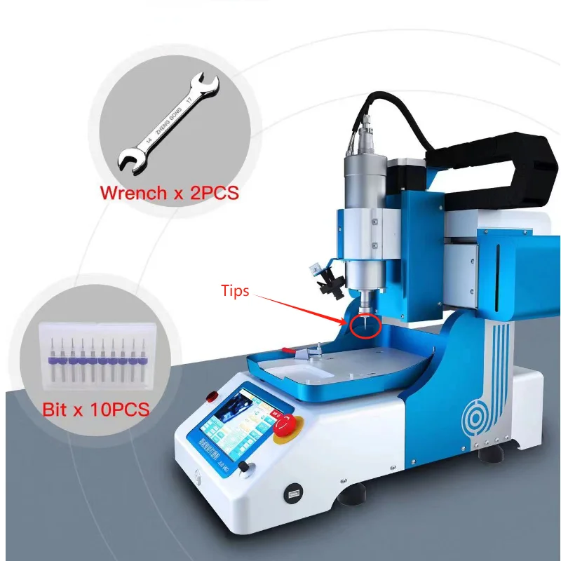 JC EM02 CNC Machine Polishing Grinding Tips for Phone 6-14Pro Max Motherboard Chip Repair Polish Head