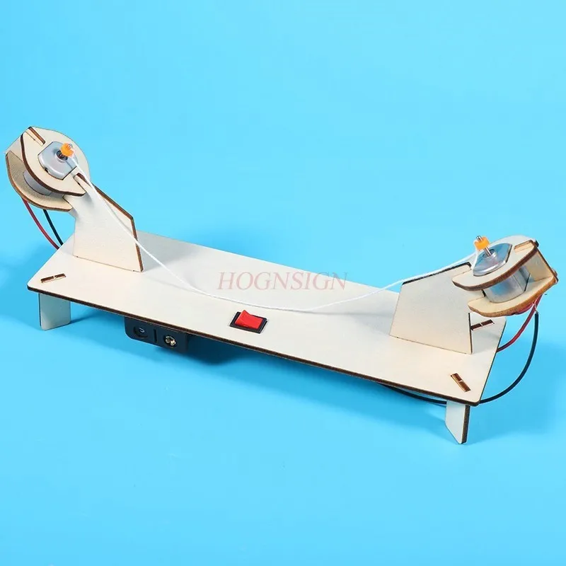 1set Technology small production standing wave experiment children's handmade assembly toy experimental material package