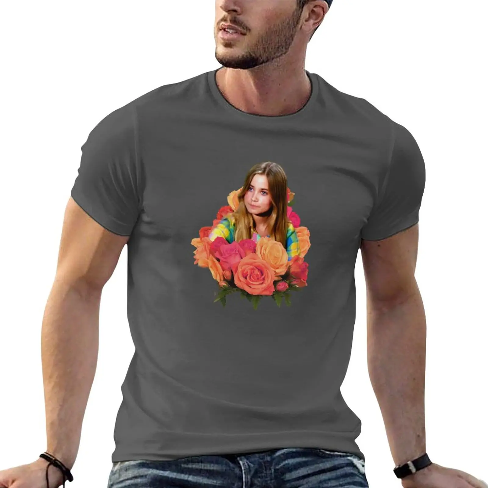 New Marcia Brady T-Shirt korean fashion summer tops T-shirt for a boy Short t-shirt t shirt for men