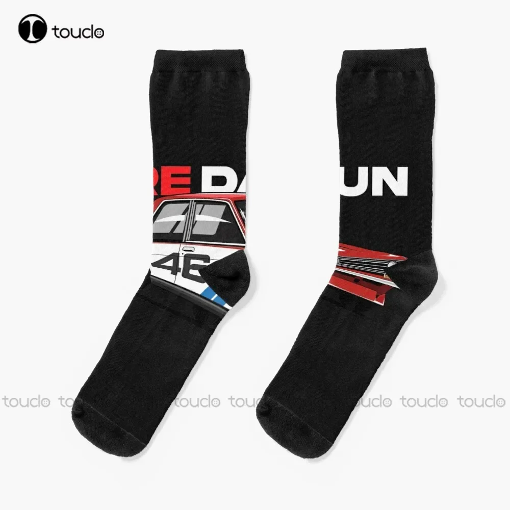 

Datsun 510 Wagon Socks For Men Christmas Gift Unisex Adult Teen Youth Socks Custom 360° Digital Print Women Men Funny Sock