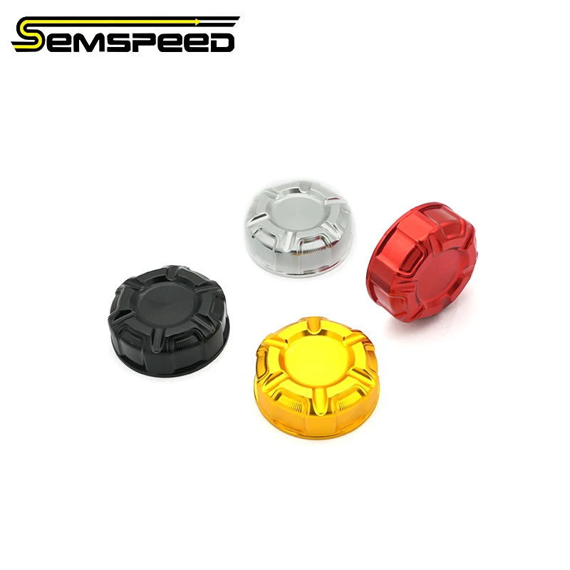 

SEMSPEED CNC Aluminum Motorcycle Brake Fluid Reservoir Cap For Qjmotor Sport Racing SRK 921RR SRK 921 RR Motorcycle Accessories